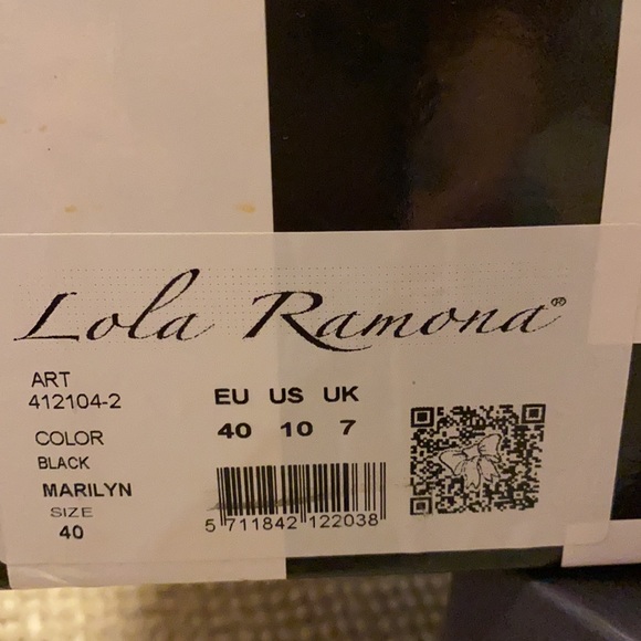 Lola Ramona Marilyn ankle boots size 10 - Picture 5 of 5